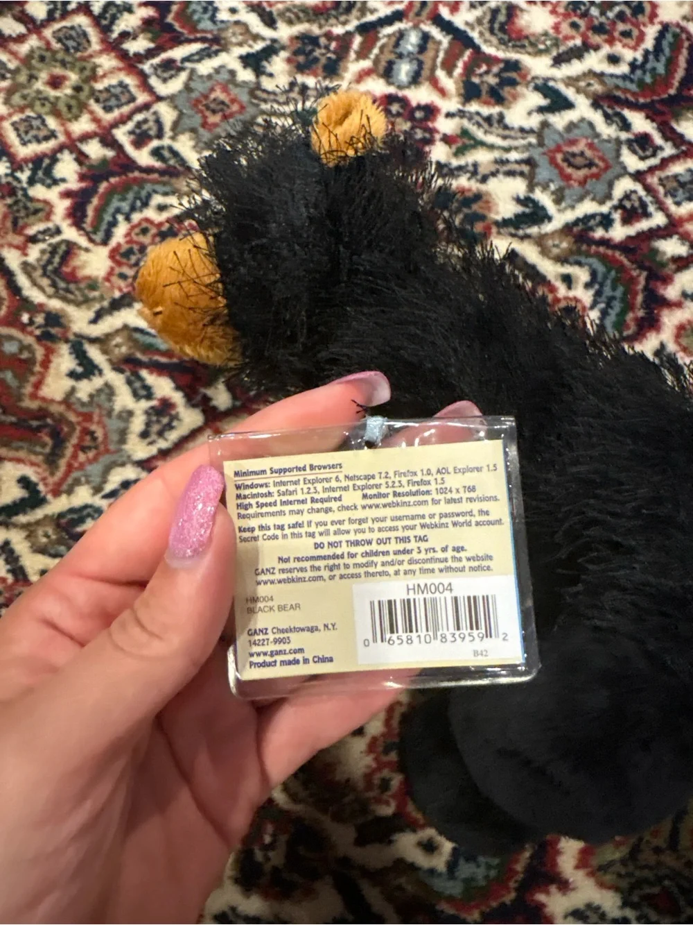 Webkinz Black bear